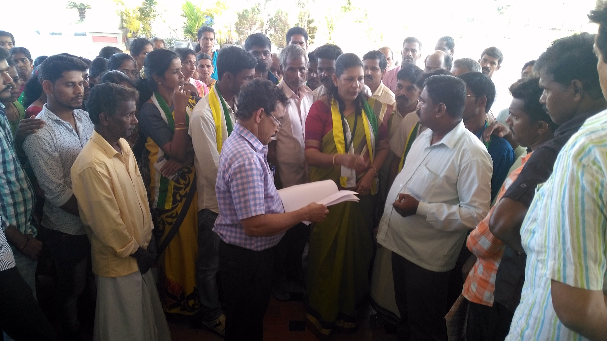 ಕುಕ್ಕೆಹಳ್ಳಿ ಫಿಶ್‌ಮಿಲ್ ಮುಚ್ಚಲು ಆಗ್ರಹಿಸಿ ಮನವಿ